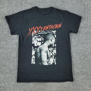 XXXTentacion Shirt Men Small Black Logo Graphic Tee Crew Neck Short Sleeve Adult